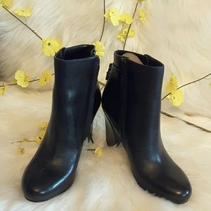 Michael kors genuine leather ankle boot